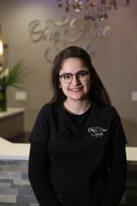 lady dentist in glasses